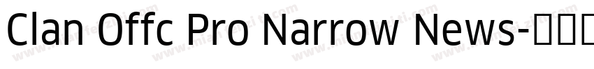 Clan Offc Pro Narrow News字体转换